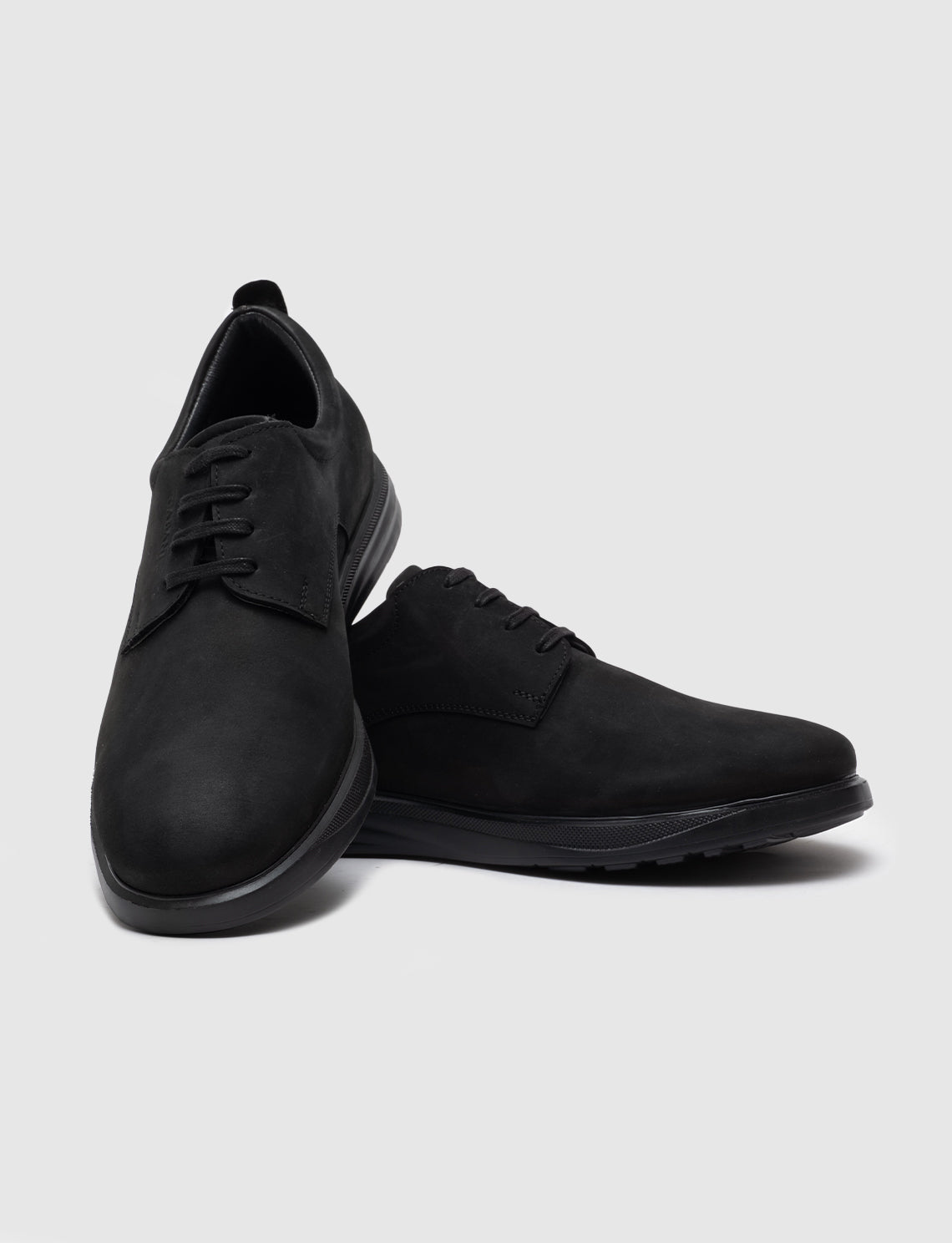 Cabani 115C1413 Erkek Nubuk Deri Günlük Ayakkabı Siyah