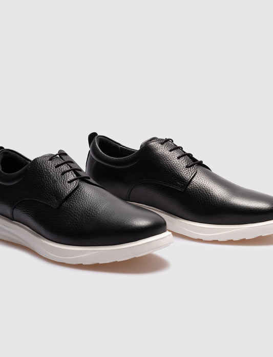 Cabani 115C1413 Erkek %100 Hakiki Deri Günlük Ayakkabı 464 Siyah Ufak Kırma