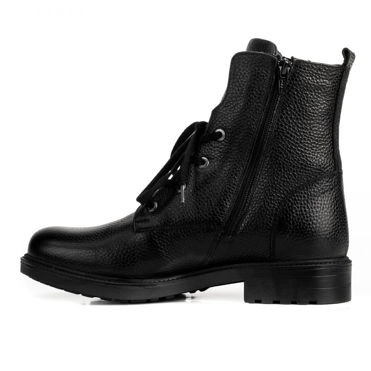 Cabani 261E1452 Kadın %100 Hakiki Deri Sneaker Bot Siyah