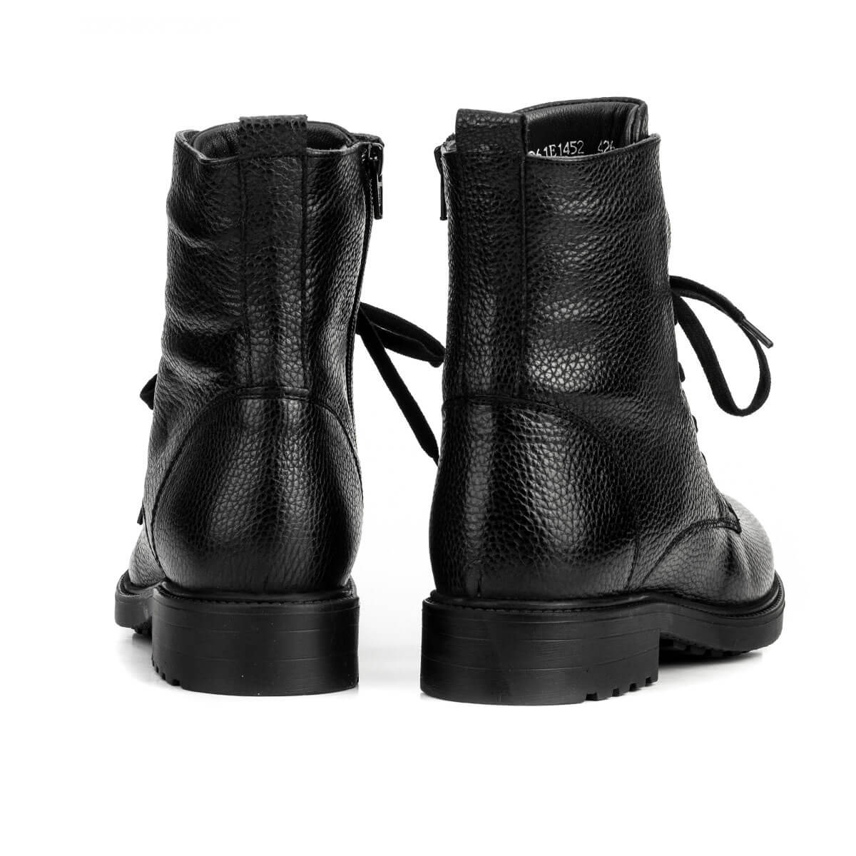 Cabani 261E1452 Kadın %100 Hakiki Deri Sneaker Bot Siyah