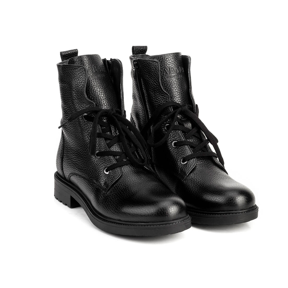 Cabani 261E1452 Kadın %100 Hakiki Deri Sneaker Bot Siyah