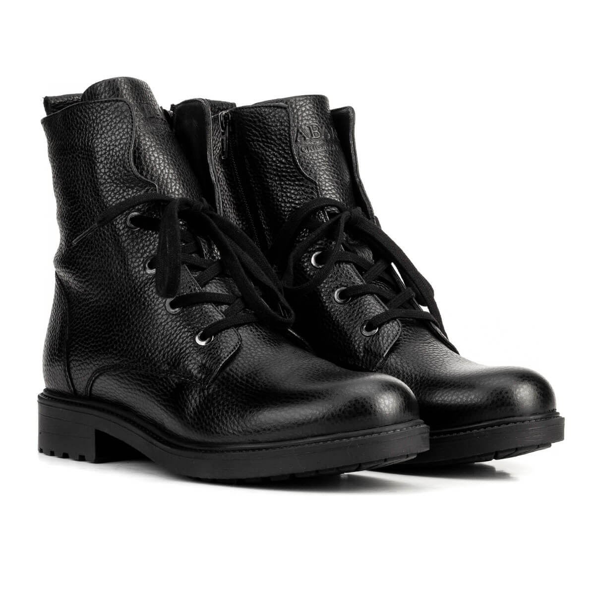 Cabani 261E1452 Kadın %100 Hakiki Deri Sneaker Bot Siyah