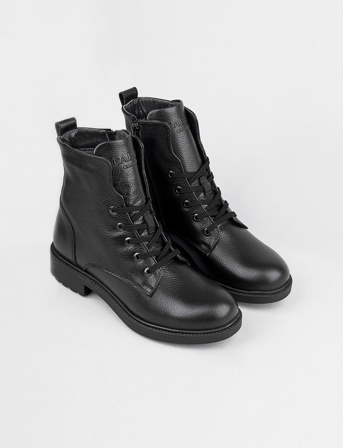 Cabani 261E1452 Kadın %100 Hakiki Deri Sneaker Bot 017 -Siyah Analin