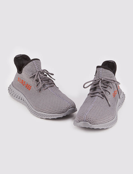 Cabani 329B1438  Erkek Triko Sneaker Ayakkabı Füme