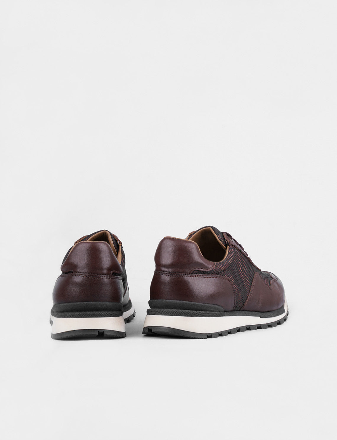 Cabani 460M1450 Erkek %100 Hakiki Deri sneaker &spor 1023 Kahve Kamuflaj Bez-Kahve Deri