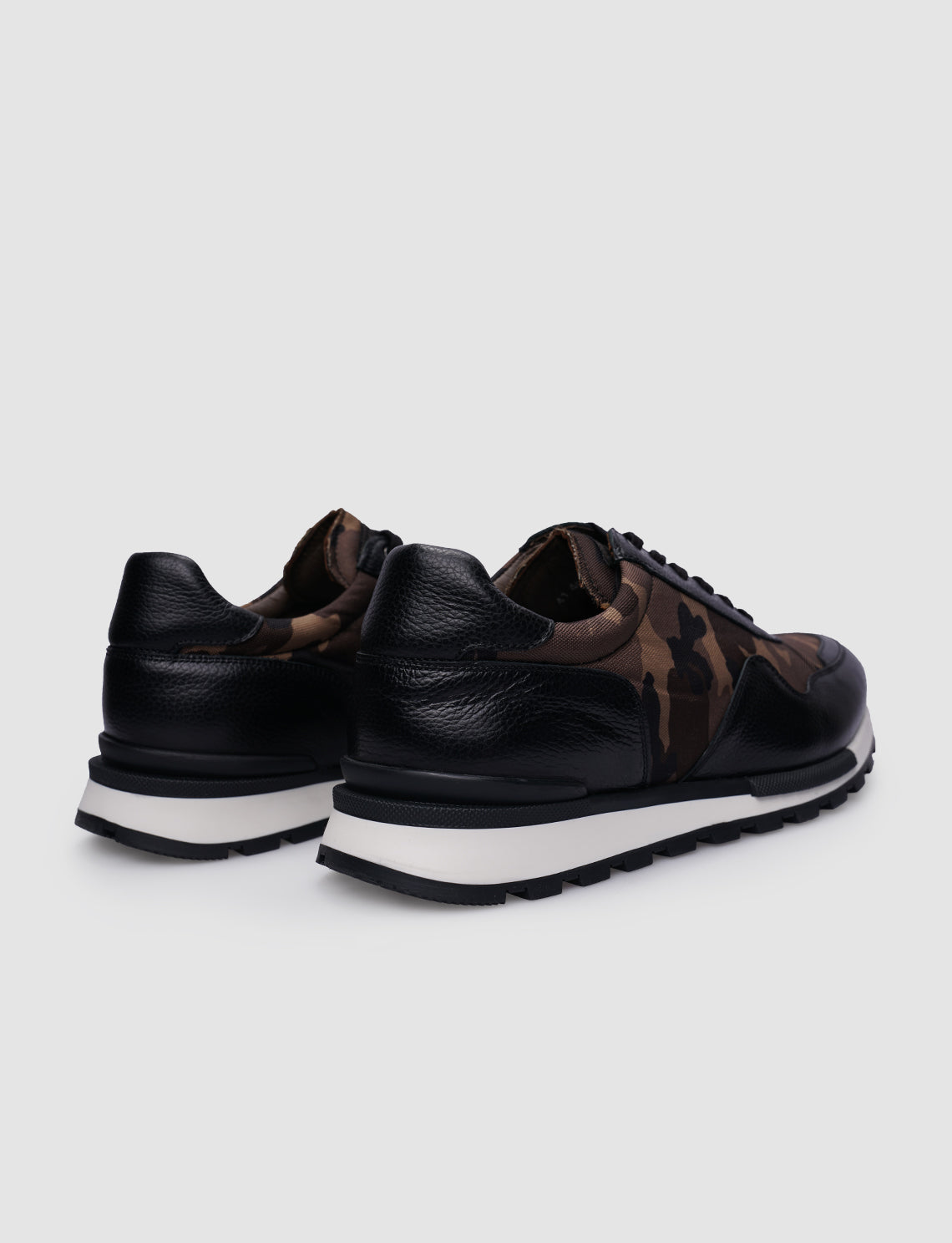 Cabani 460M1450 Erkek %100 Hakiki Deri sneaker &spor Siyah