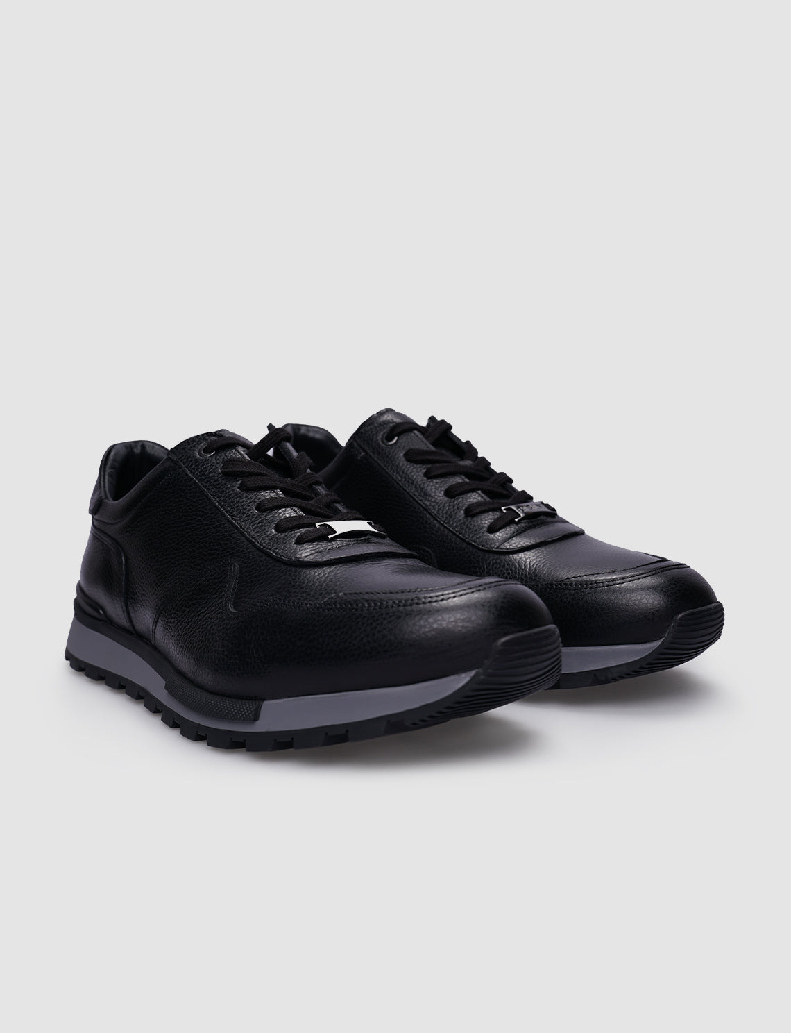 Cabani 460M1450 Erkek %100 Hakiki Deri sneaker &spor Siyah