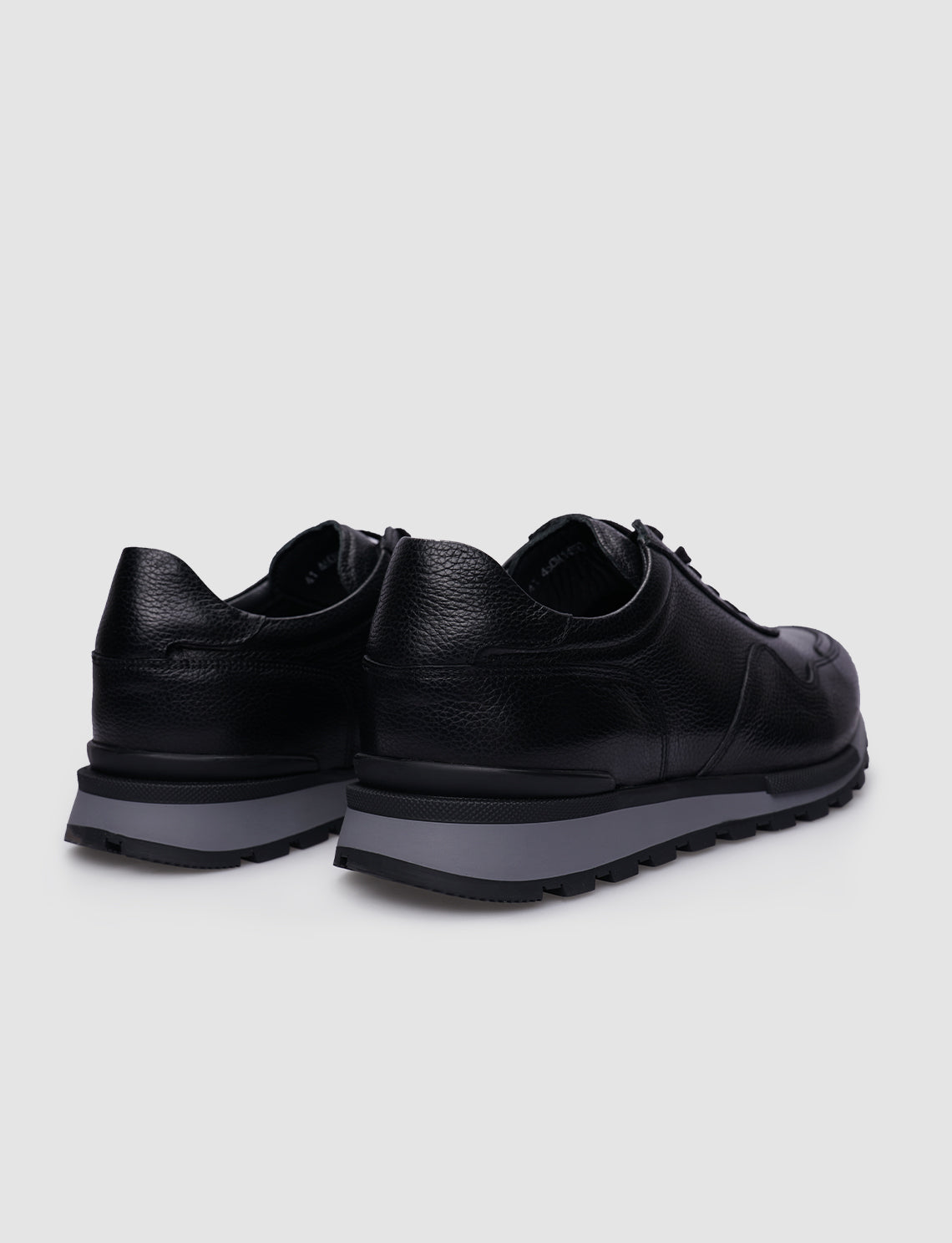 Cabani 460M1450 Erkek %100 Hakiki Deri sneaker &spor Siyah