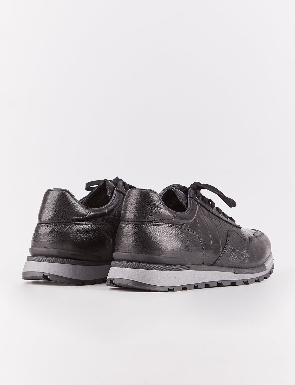 Cabani 460M1450 Erkek %100 Hakiki Deri sneaker &spor Siyah