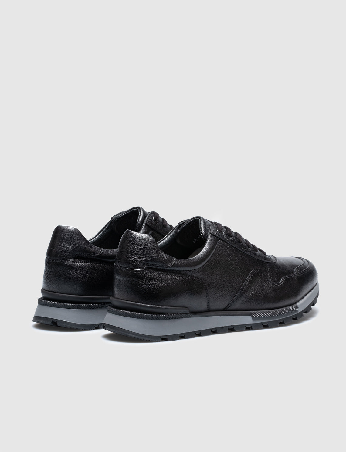 Cabani 460M1450 Erkek %100 Hakiki Deri sneaker &spor Siyah