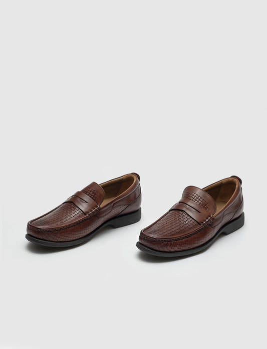 Cabani 121M284J Erkek %100 Hakiki Deri Loafer Ayakkabı Kahverengi