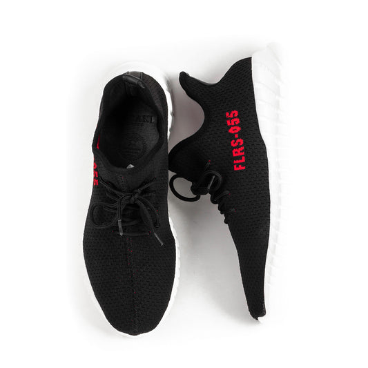 Cabani 327B1438 Erkek Triko Sneaker Ayakkabı 013 Siyah Triko Beyaz Taban