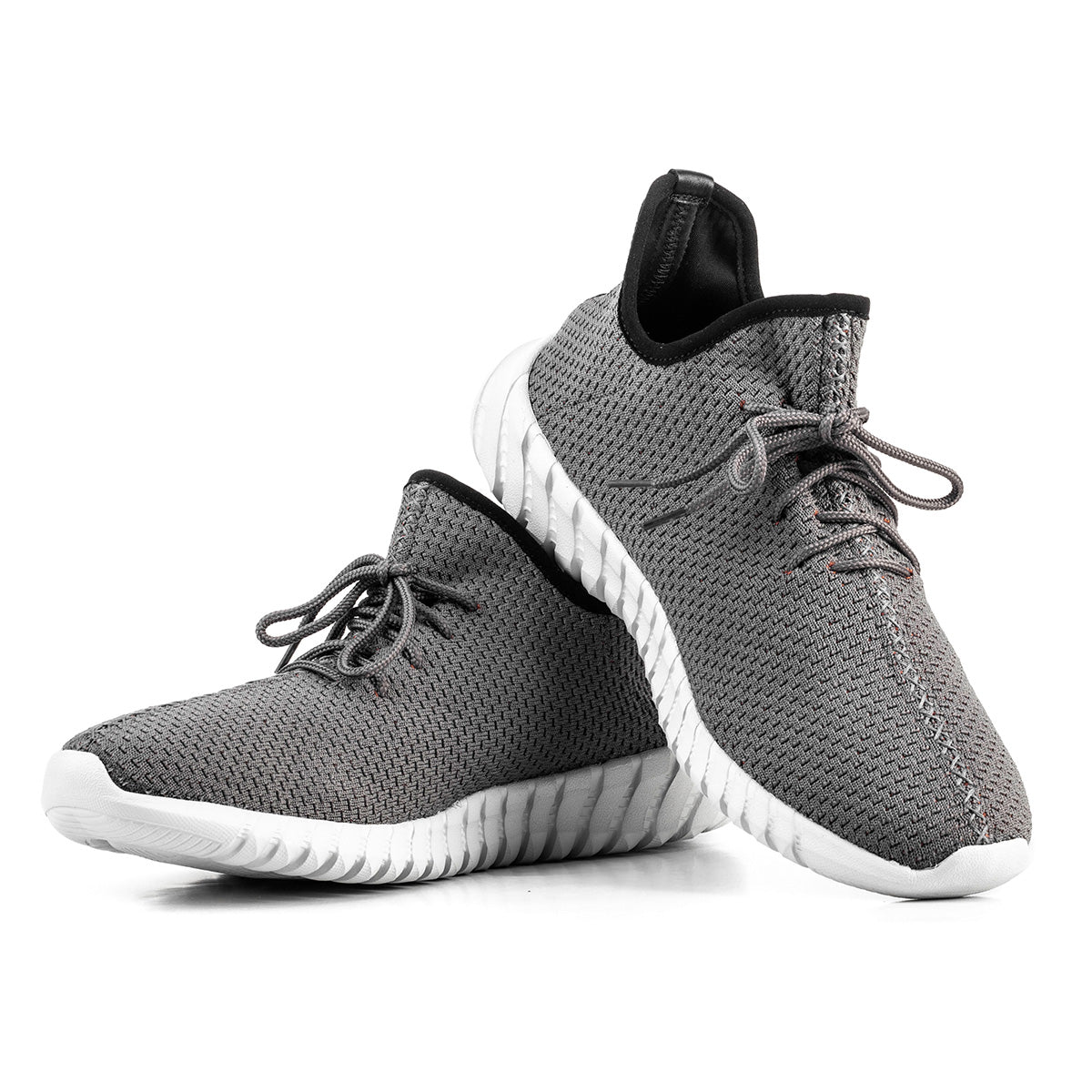 Cabani 327B1438 Erkek Triko Sneaker Ayakkabı Füme