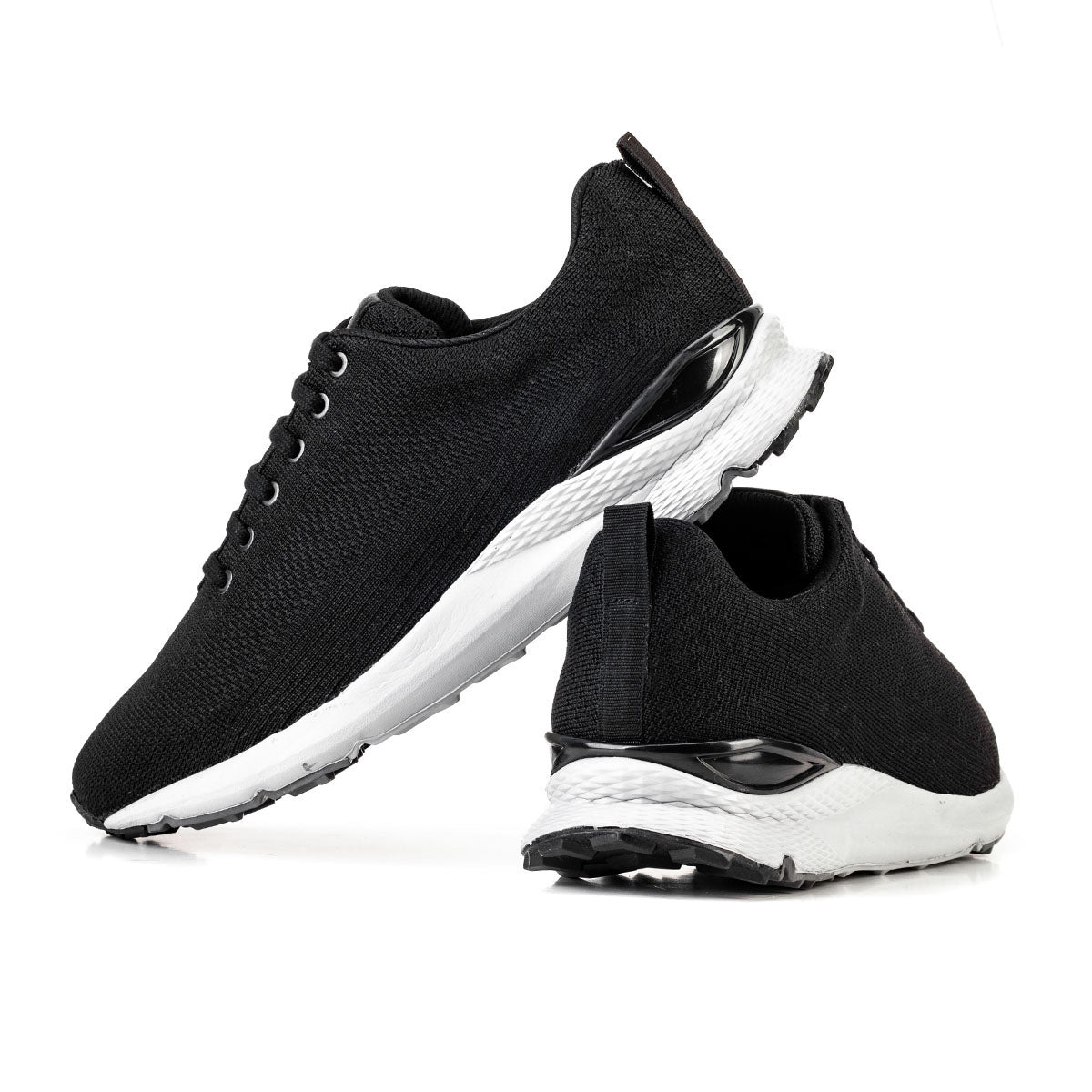 Cabani 324B1478 Erkek Triko Sneaker Ayakkabı Siyah