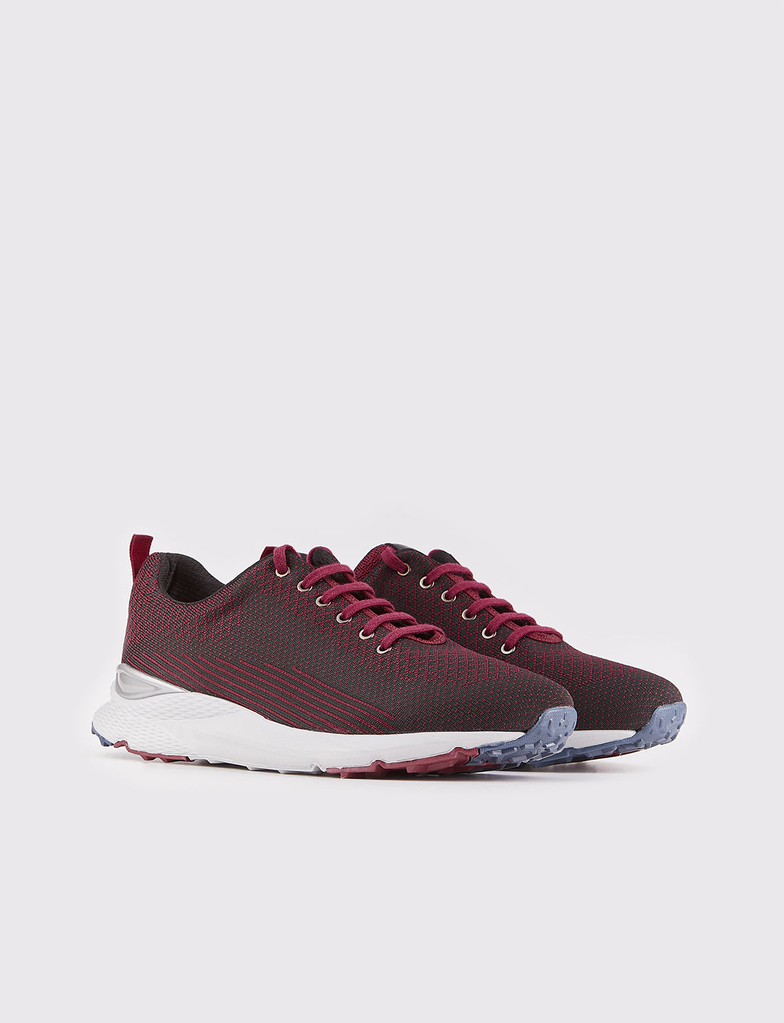 Cabani 324B1478 Erkek Triko Sneaker Ayakkabı Bordo