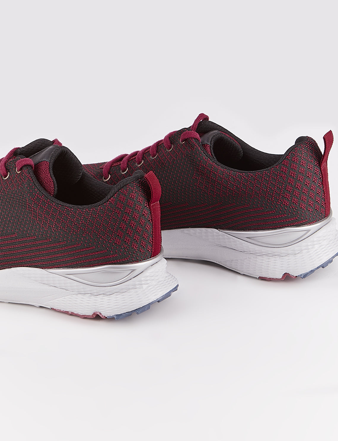 Cabani 324B1478 Erkek Triko Sneaker Ayakkabı Bordo