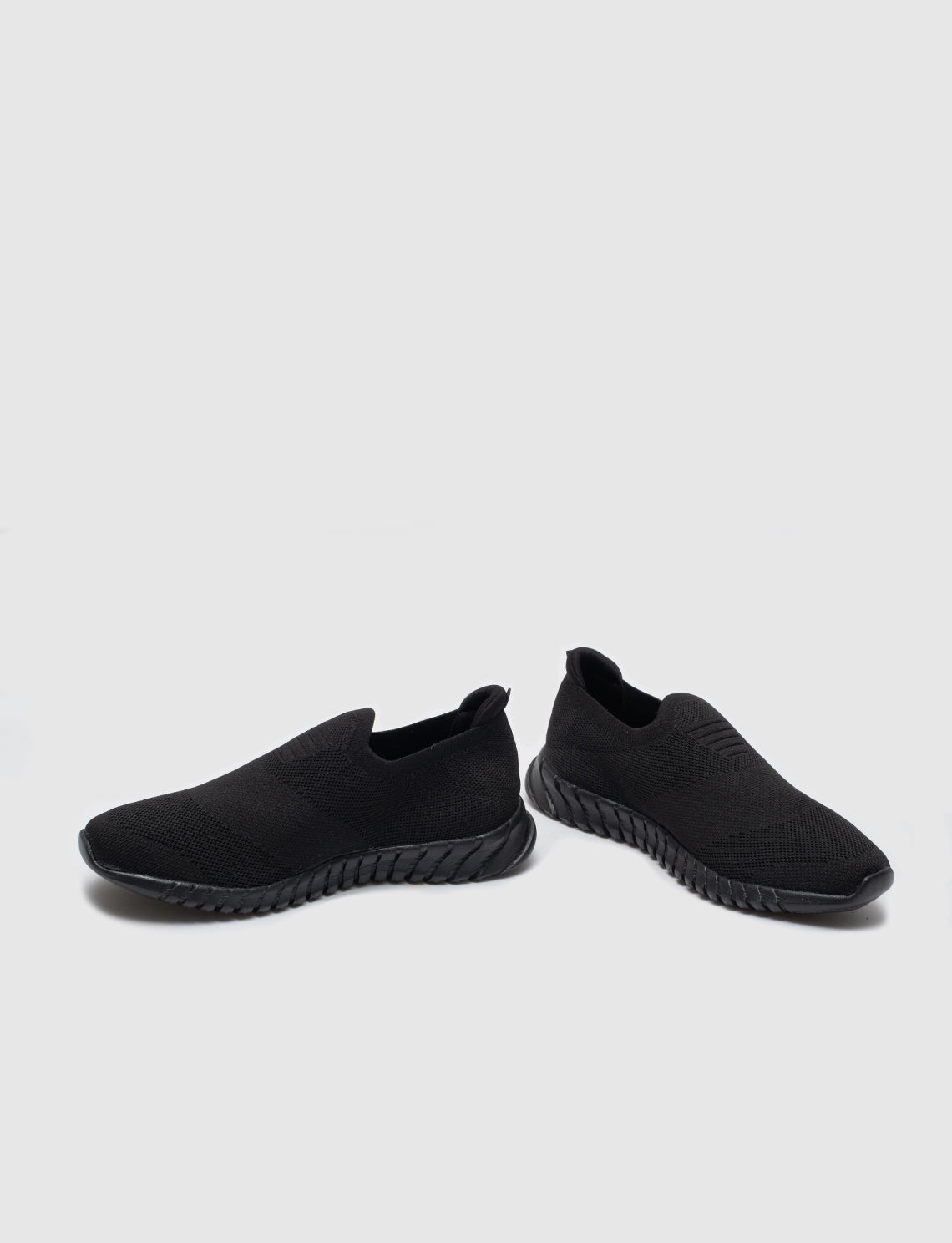 Cabani 327B1477 Erkek Triko Sneaker Ayakkabı Siyah