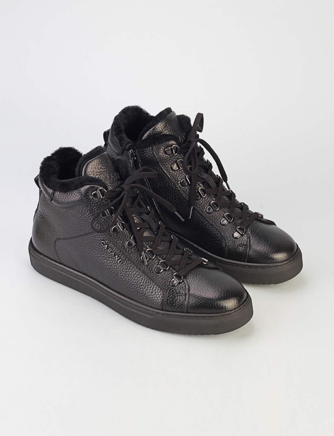 Cabani 454K1441 Erkek %100 Hakiki Deri Günlük Ayakkabı Siyah