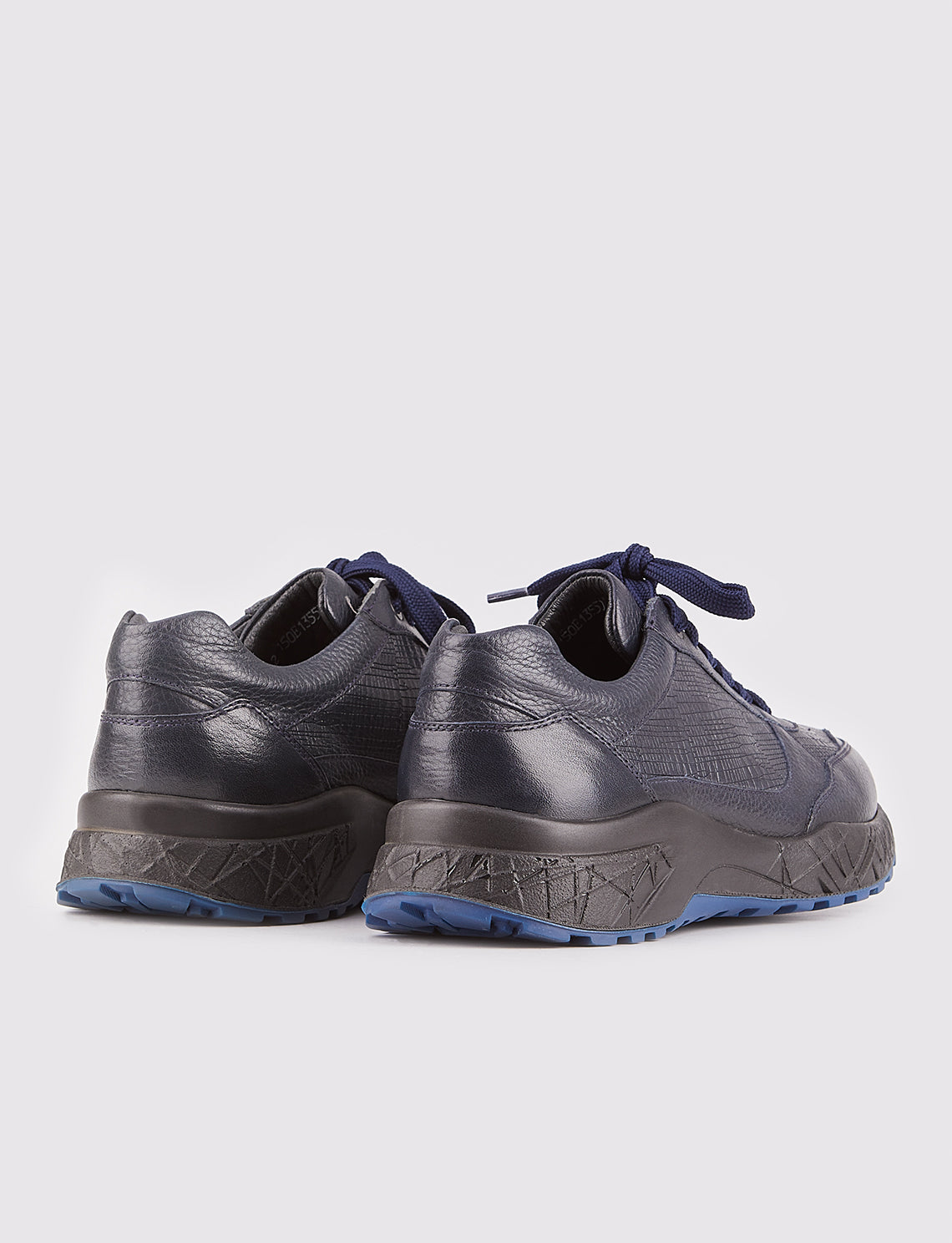 Cabani 150M1355D Erkek %100 Hakiki Deri sneaker &spor Lacivert