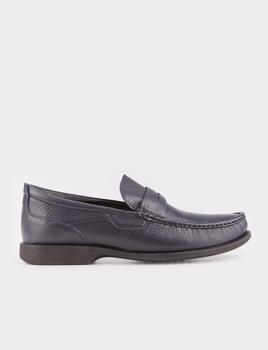 Cabani 121M284 Erkek %100 Hakiki Deri loafer & makosen 1116 Lacivert Geyik