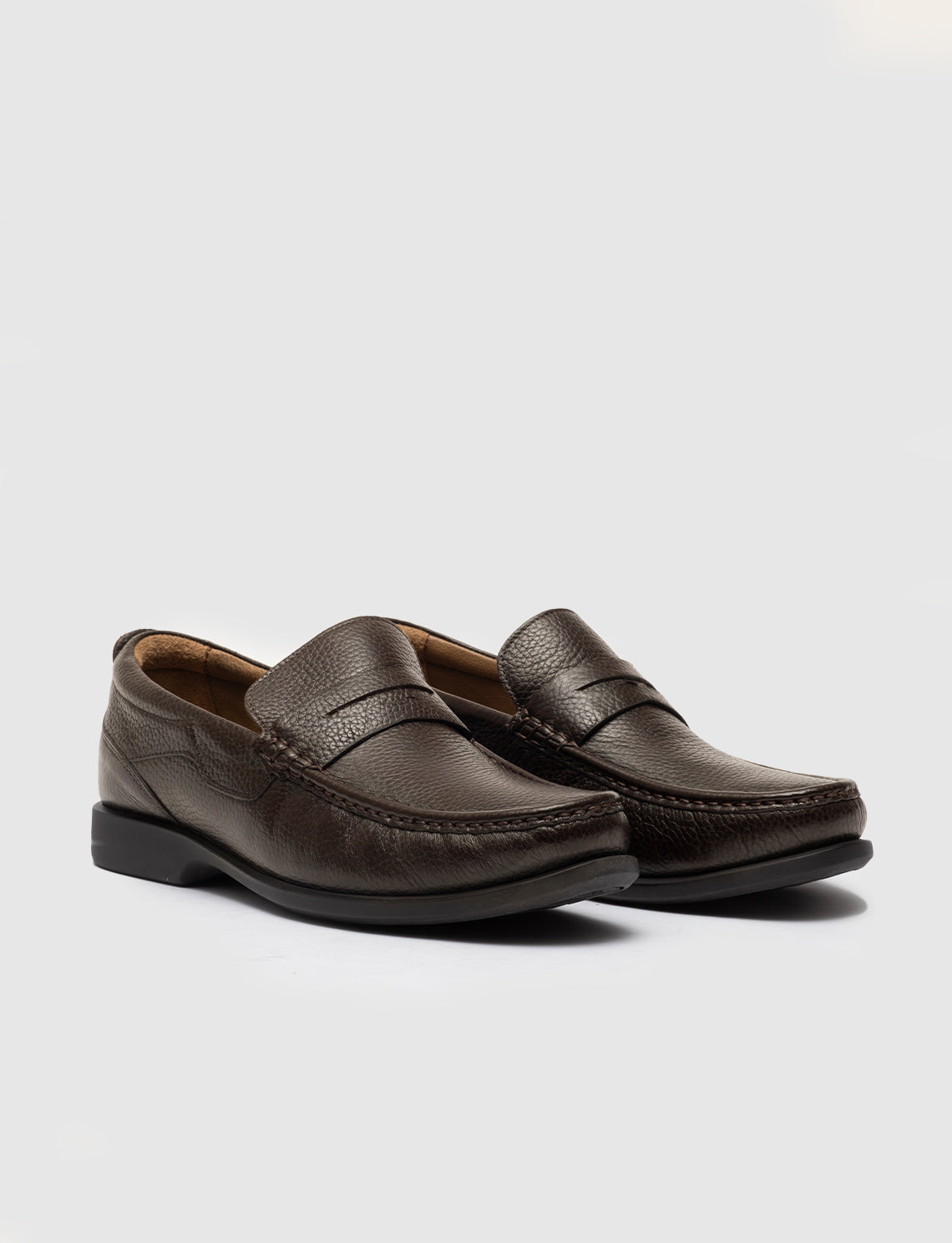 Cabani 121M284 Erkek %100 Hakiki Deri loafer & makosen 327 Kahve Kırma Floter