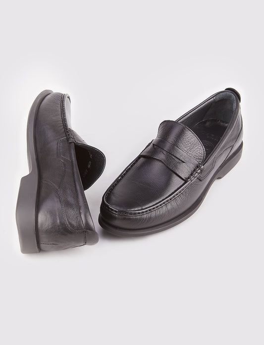 Cabani 121M284 Erkek %100 Hakiki Deri loafer & makosen 400 Siyah Napa