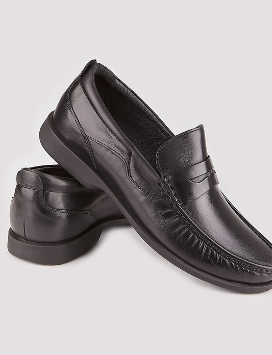 Cabani 121M284 Erkek %100 Hakiki Deri loafer & makosen 017 -Siyah Analin
