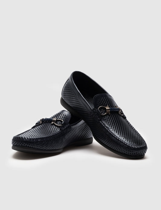 Cabani 167M098F Erkek %100 Hakiki Deri loafer & makosen Lacivert