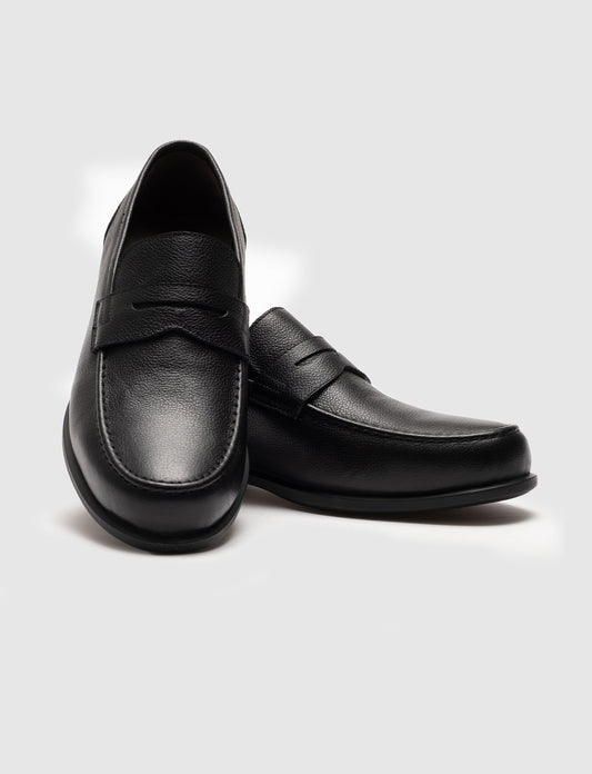 Cabani 121M1417 Erkek %100 Hakiki Deri loafer & makosen 464 Siyah Ufak Kırma