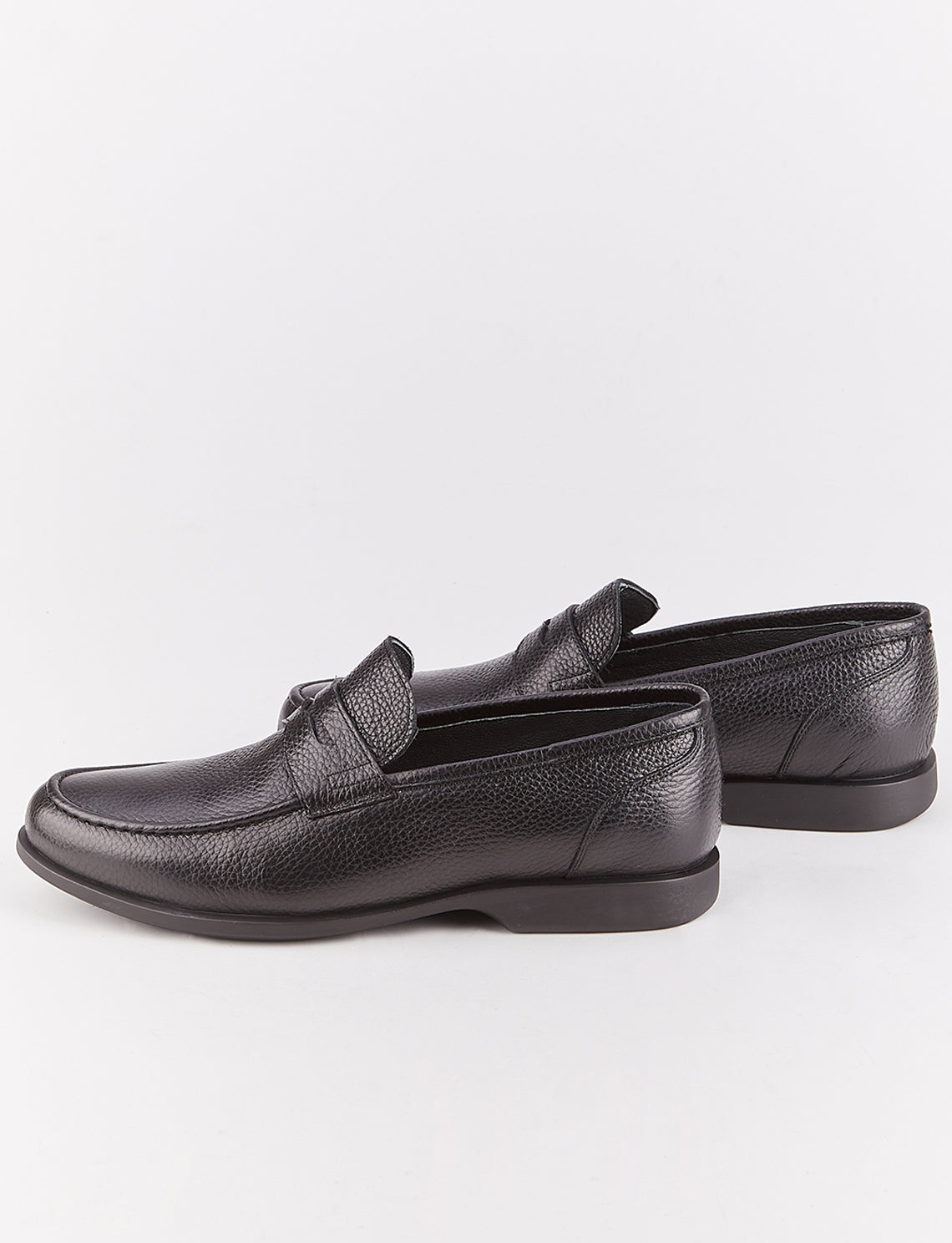 Cabani 121M1417 Erkek %100 Hakiki Deri loafer & makosen Siyah