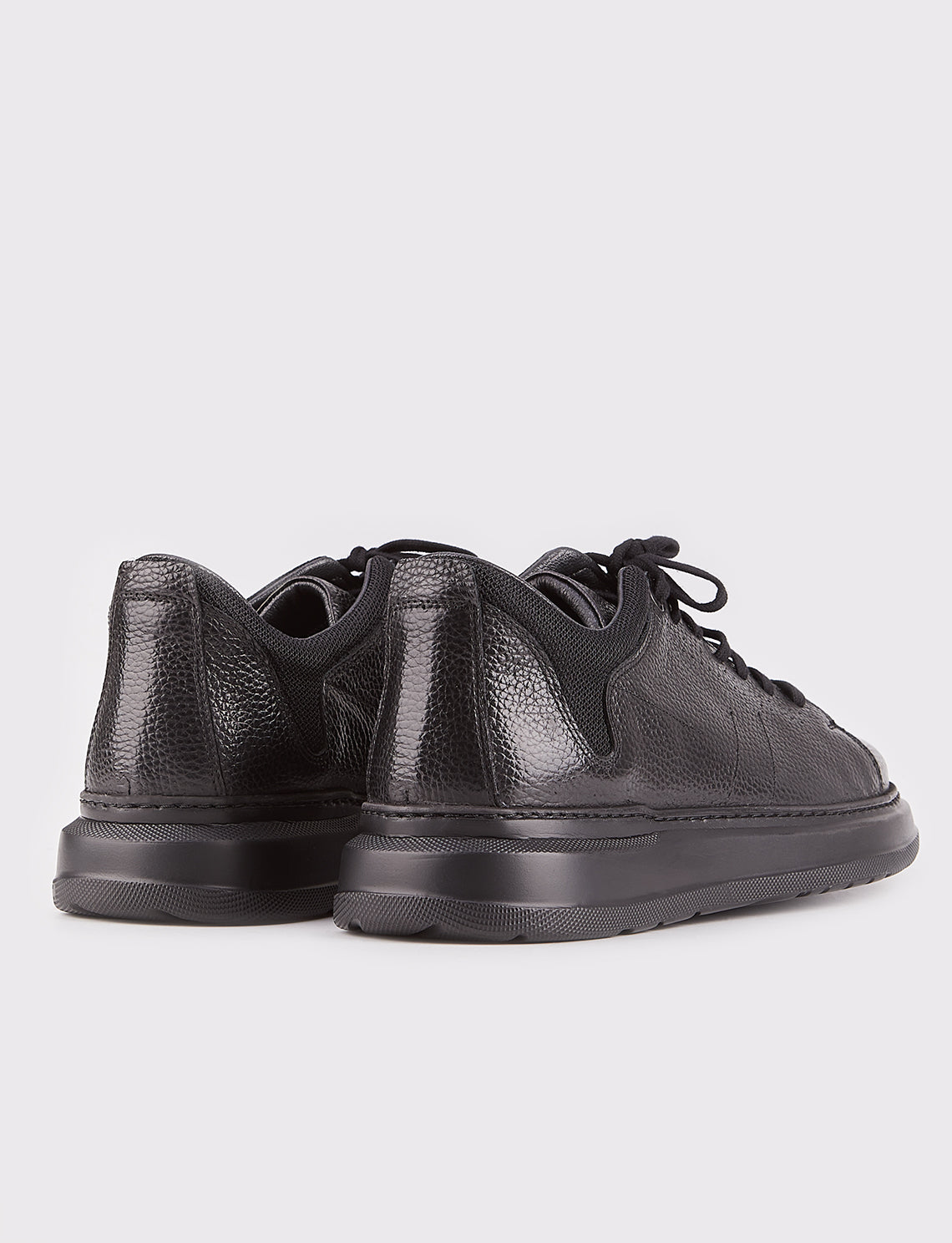 Cabani 184M1392 Erkek %100 Hakiki Deri sneaker &spor Siyah