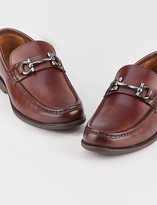 Cabani 121M1133 Erkek %100 Hakiki Deri loafer & makosen Kahverengi