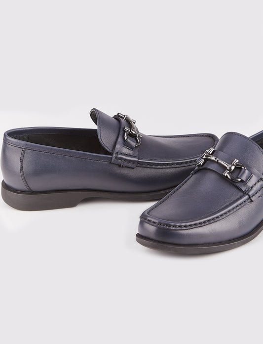 Cabani 121M1133 Erkek %100 Hakiki Deri loafer & makosen 790 Lacivert Antik