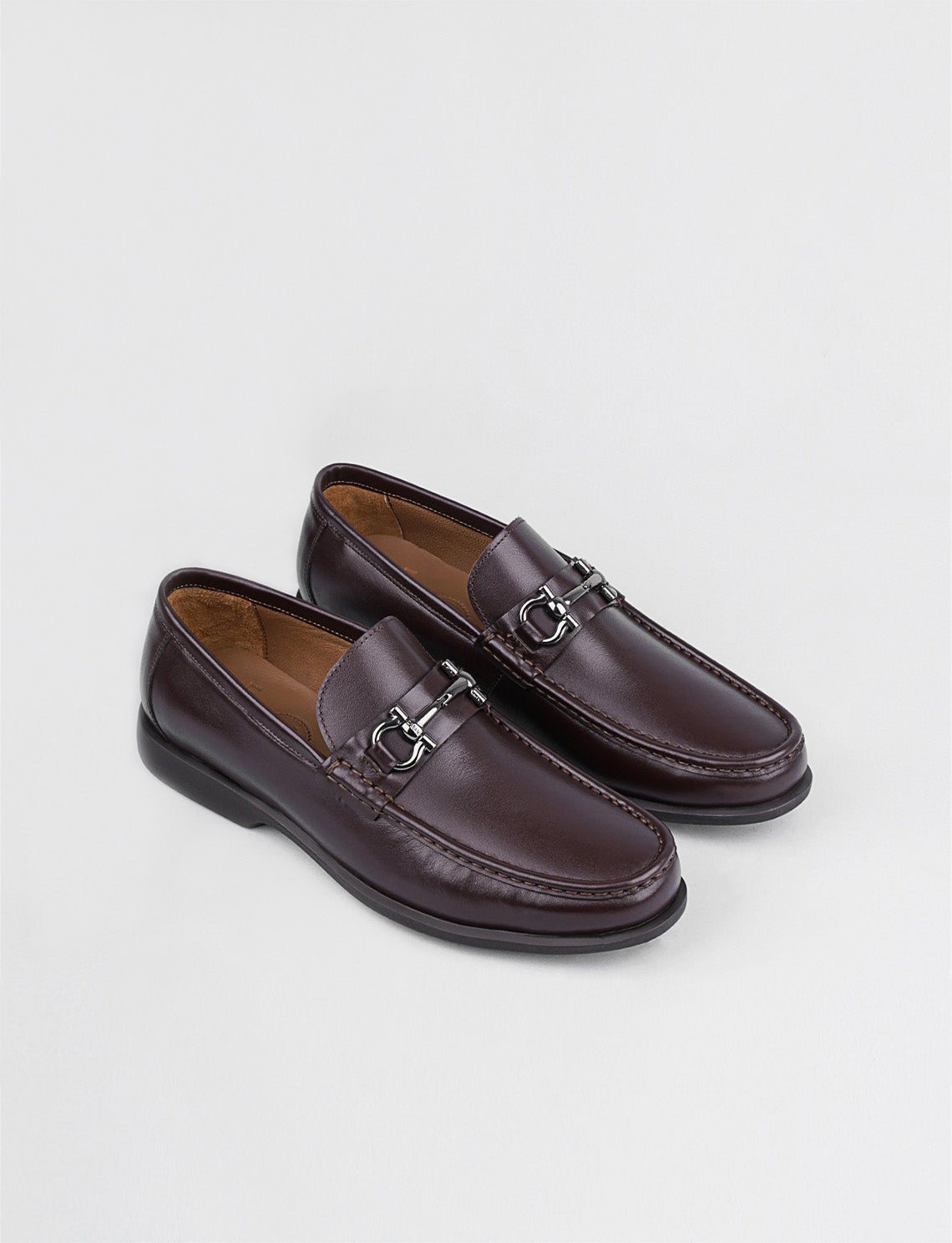 Cabani 121M1133 Erkek %100 Hakiki Deri loafer & makosen 022 Kahve Flap