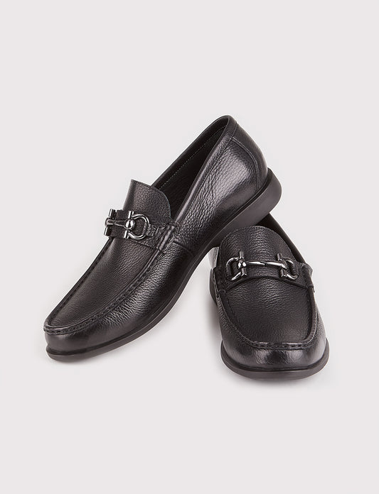 Cabani 121M1133 Erkek %100 Hakiki Deri loafer & makosen Siyah