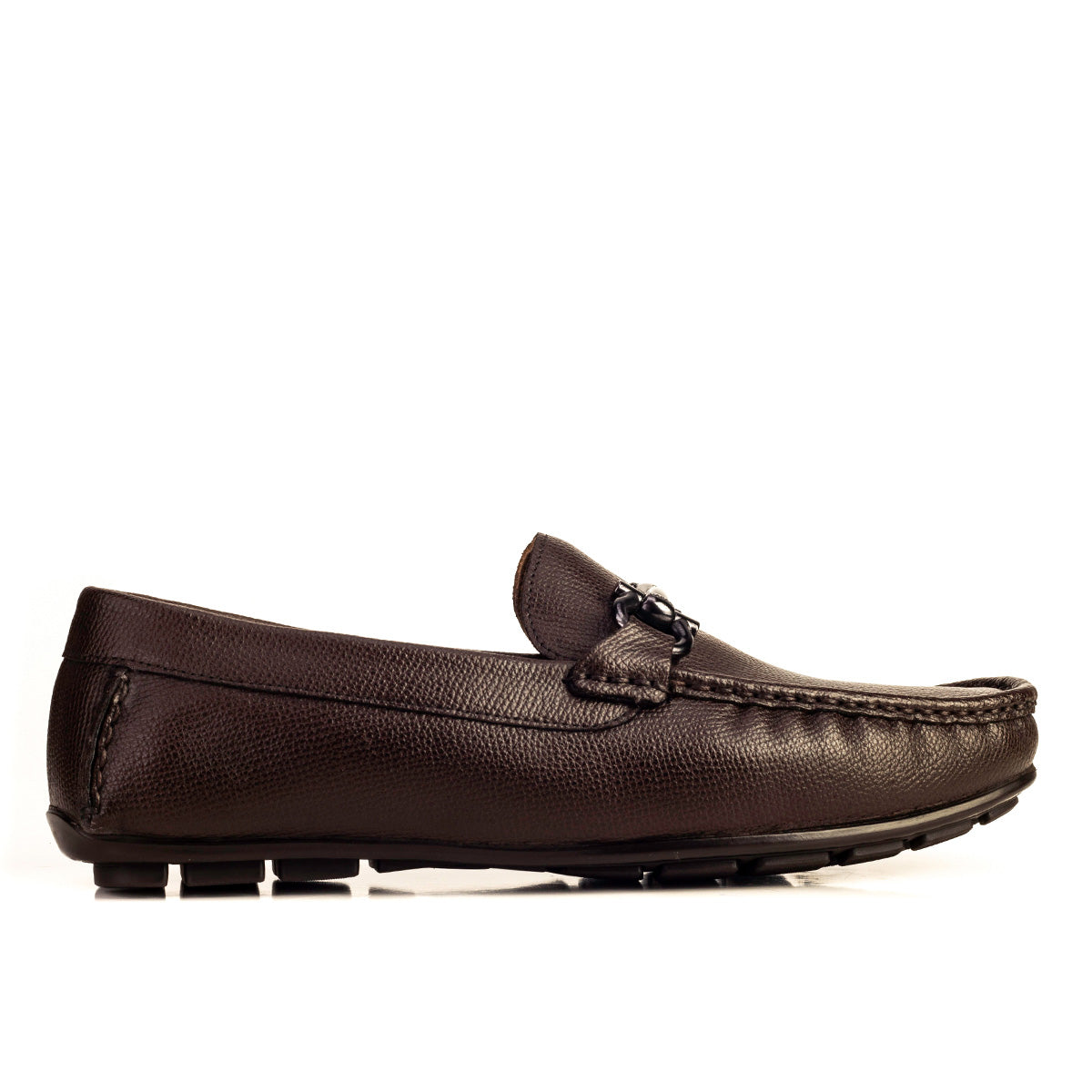 Cabani 010M823 Erkek %100 Hakiki Deri loafer & makosen 997- Kahve Baskılı-Kahve Antik