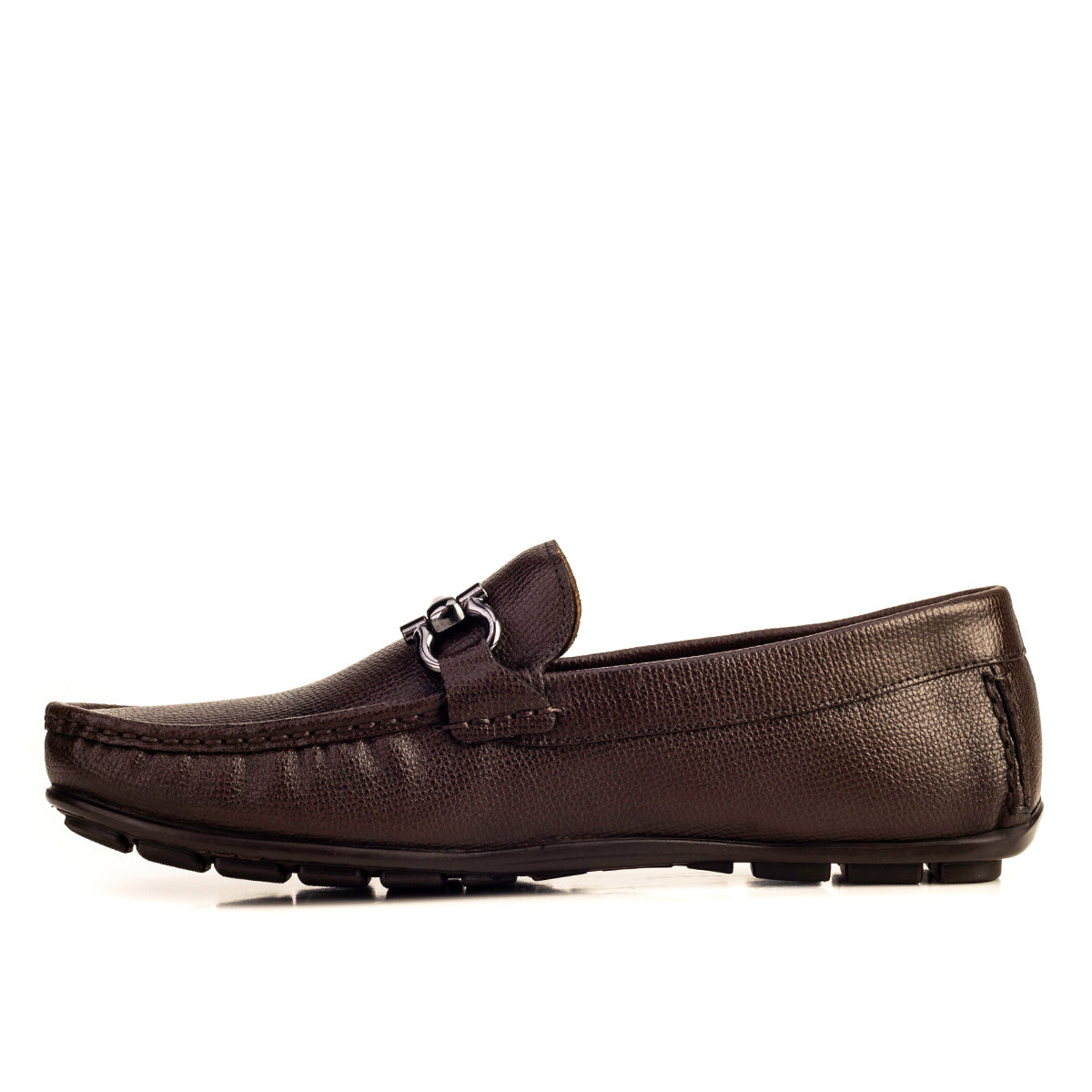 Cabani 010M823 Erkek %100 Hakiki Deri loafer & makosen 997- Kahve Baskılı-Kahve Antik