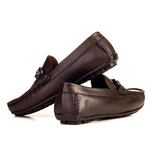 Cabani 010M823 Erkek %100 Hakiki Deri loafer & makosen 997- Kahve Baskılı-Kahve Antik