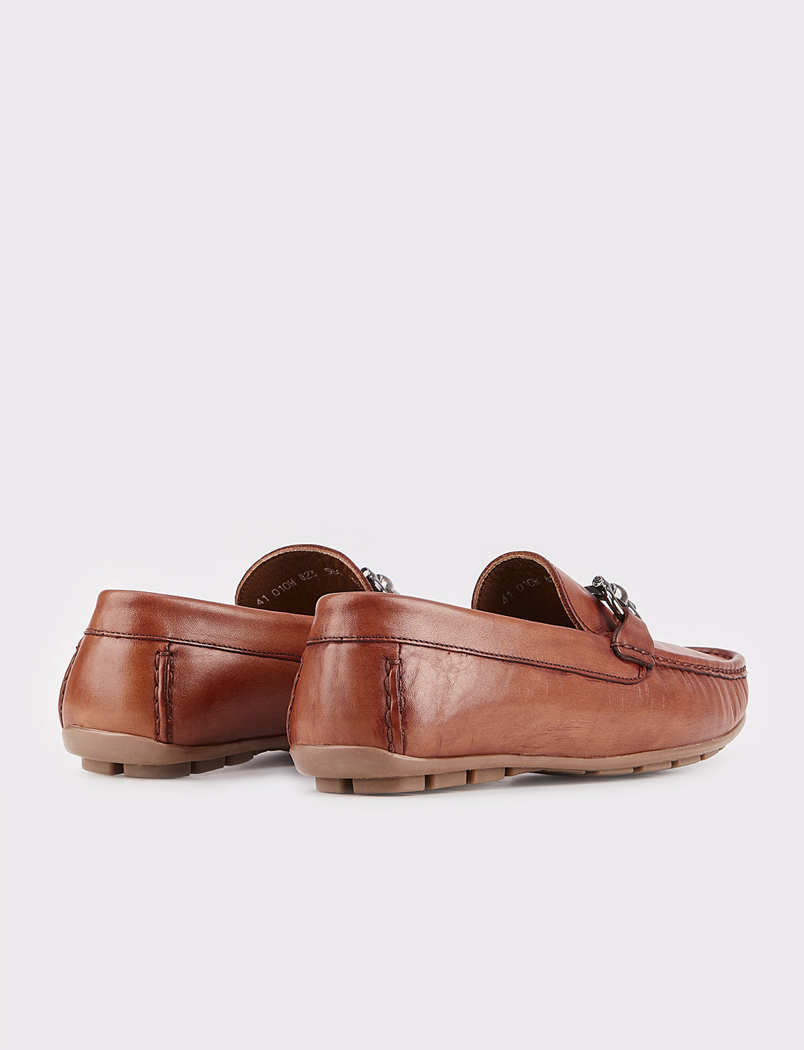 Cabani 010M823 Erkek %100 Hakiki Deri loafer & makosen Taba
