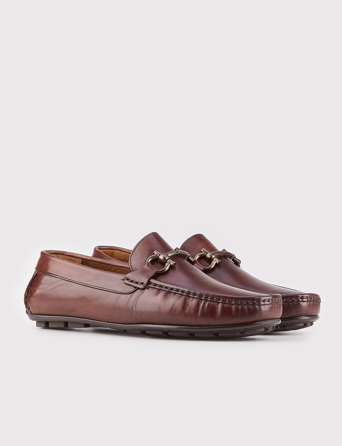 Cabani 010M823 Erkek %100 Hakiki Deri loafer & makosen 691 Kahve Sannetta