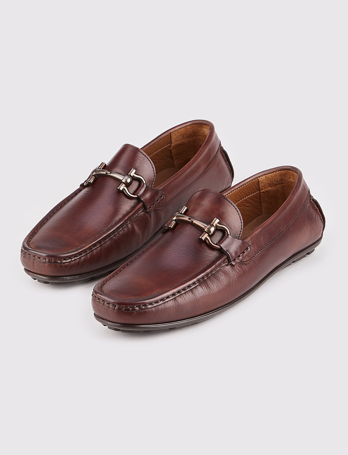 Cabani 010M823 Erkek %100 Hakiki Deri loafer & makosen 691 Kahve Sannetta
