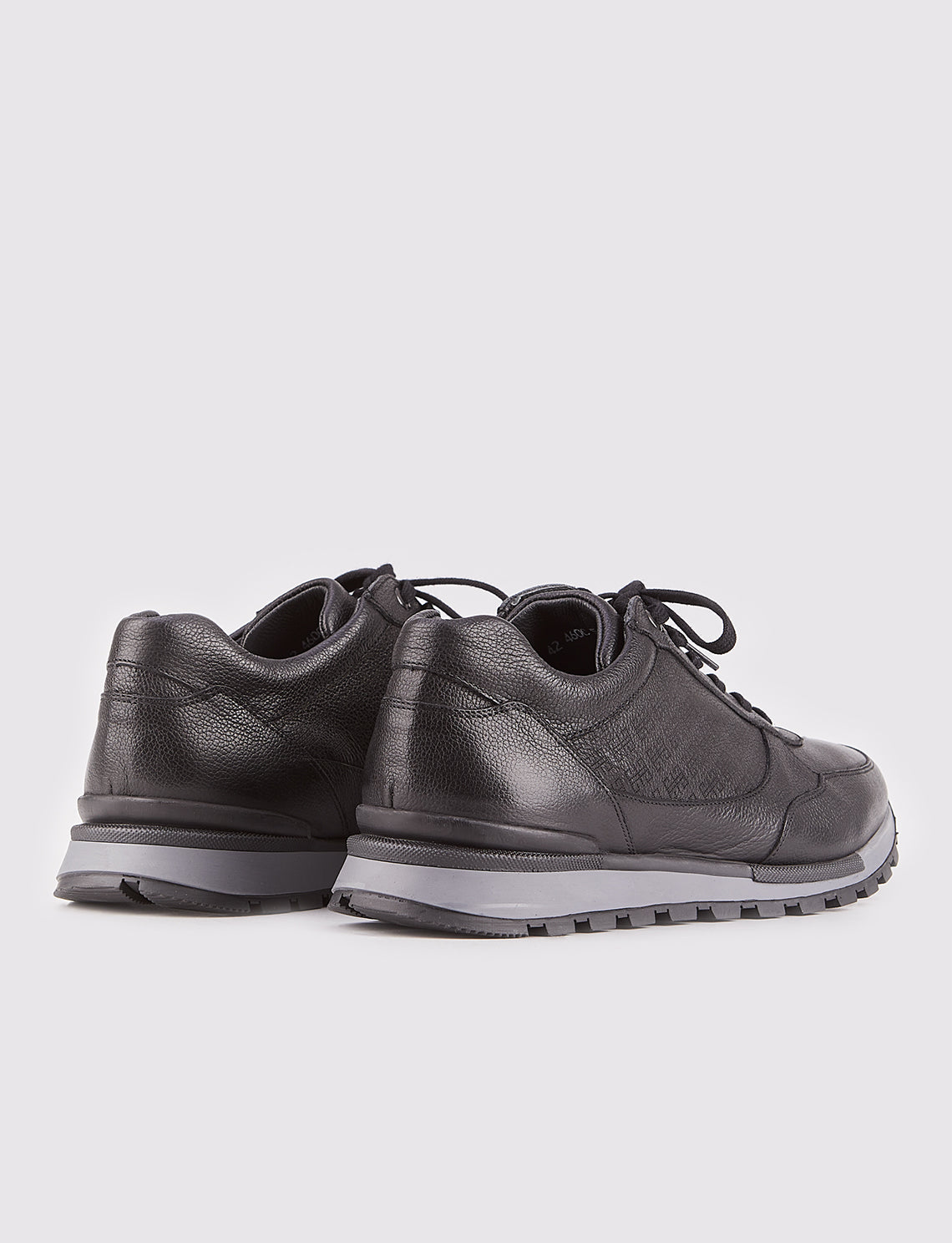 Cabani 460C548 Erkek %100 Hakiki Deri sneaker &spor Siyah