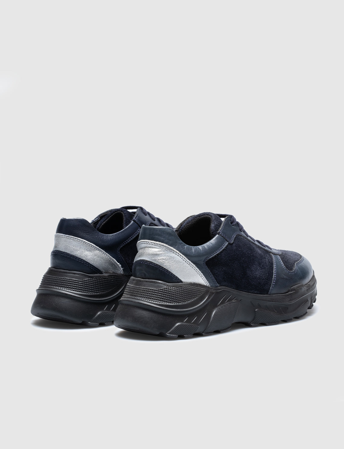 Cabani 256B1463 Kadın %100 Hakiki Deri sneaker &spor Lacivert