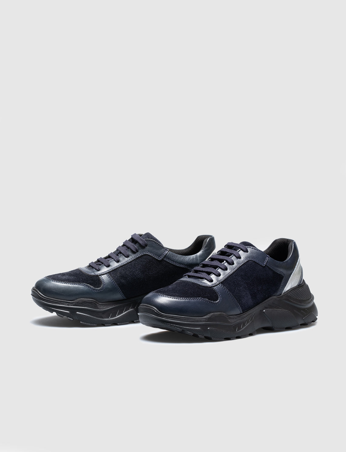Cabani 256B1463 Kadın %100 Hakiki Deri sneaker &spor Lacivert