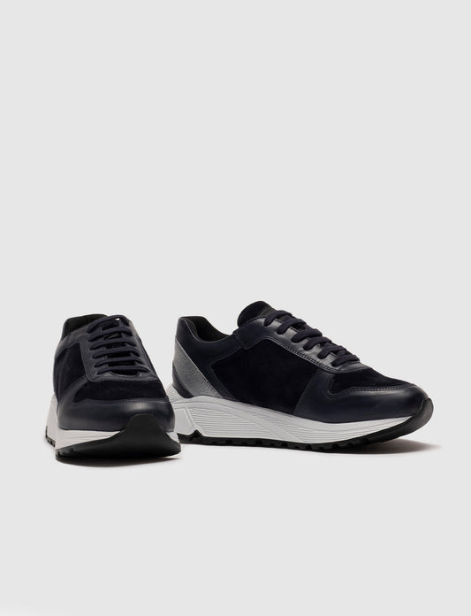 Cabani 265B1463 Kadın %100 Hakiki Deri Sneaker Ayakkabı 088 Lacivert Nata - Lacivert Verona