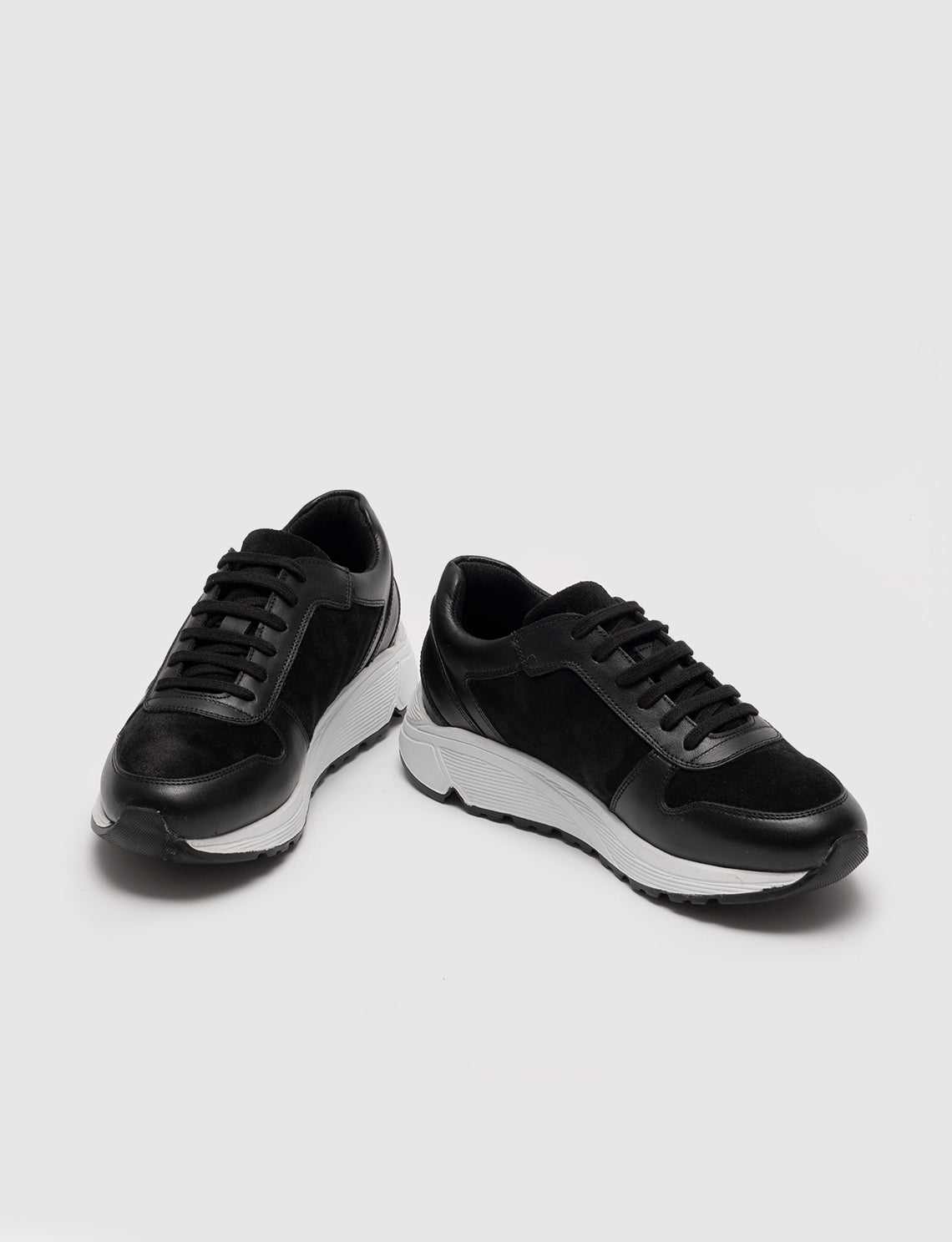 Cabani 265B1463 Kadın %100 Hakiki Deri Sneaker Ayakkabı Siyah