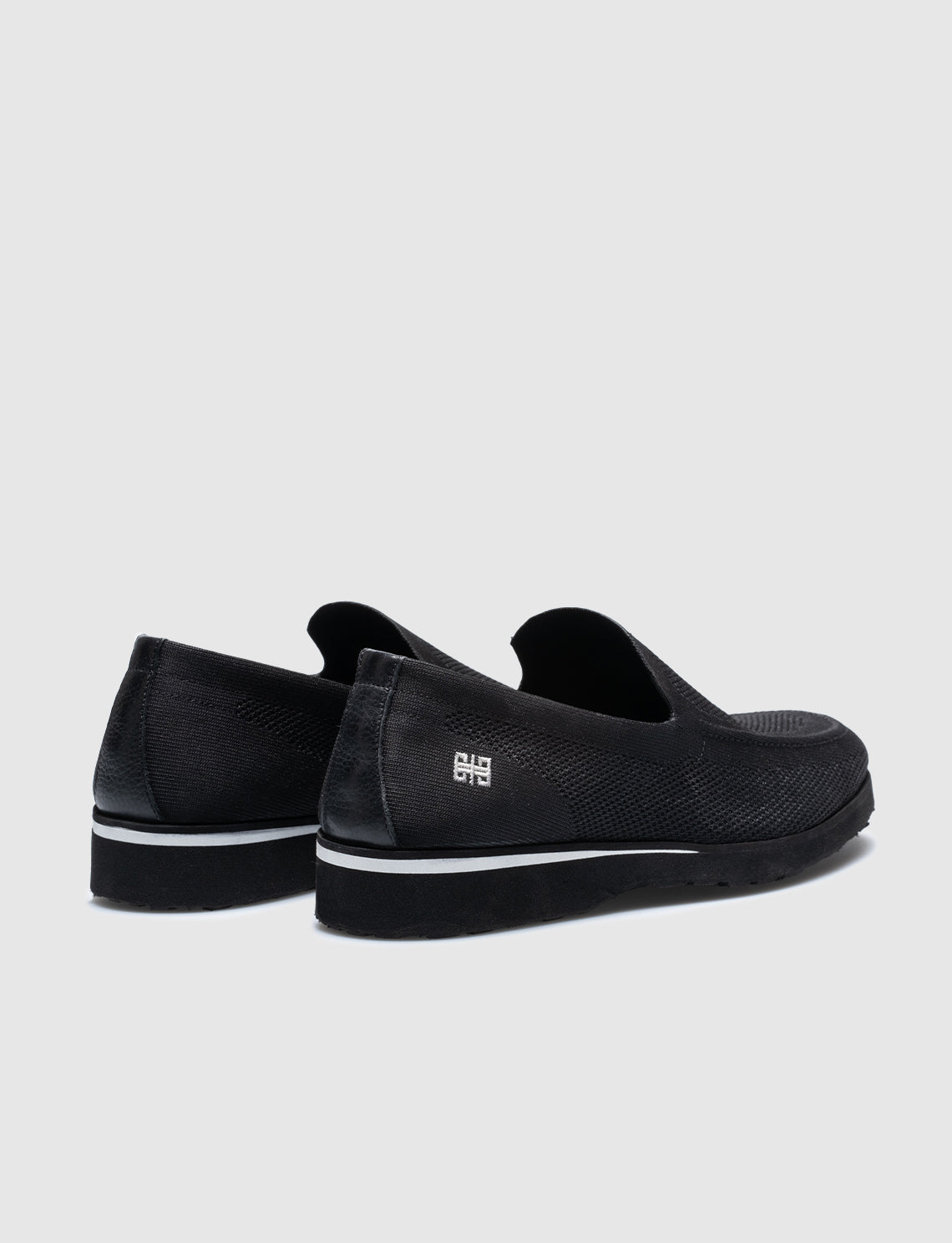 Cabani CA-169 Erkek Triko Sneaker Ayakkabı Siyah-01
