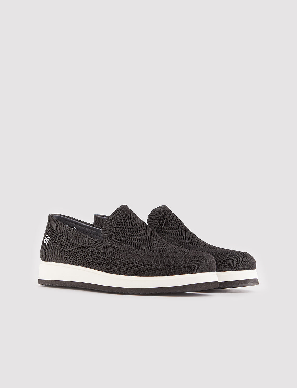 Cabani CA-343 Erkek Triko Sneaker Ayakkabı Siyah-01