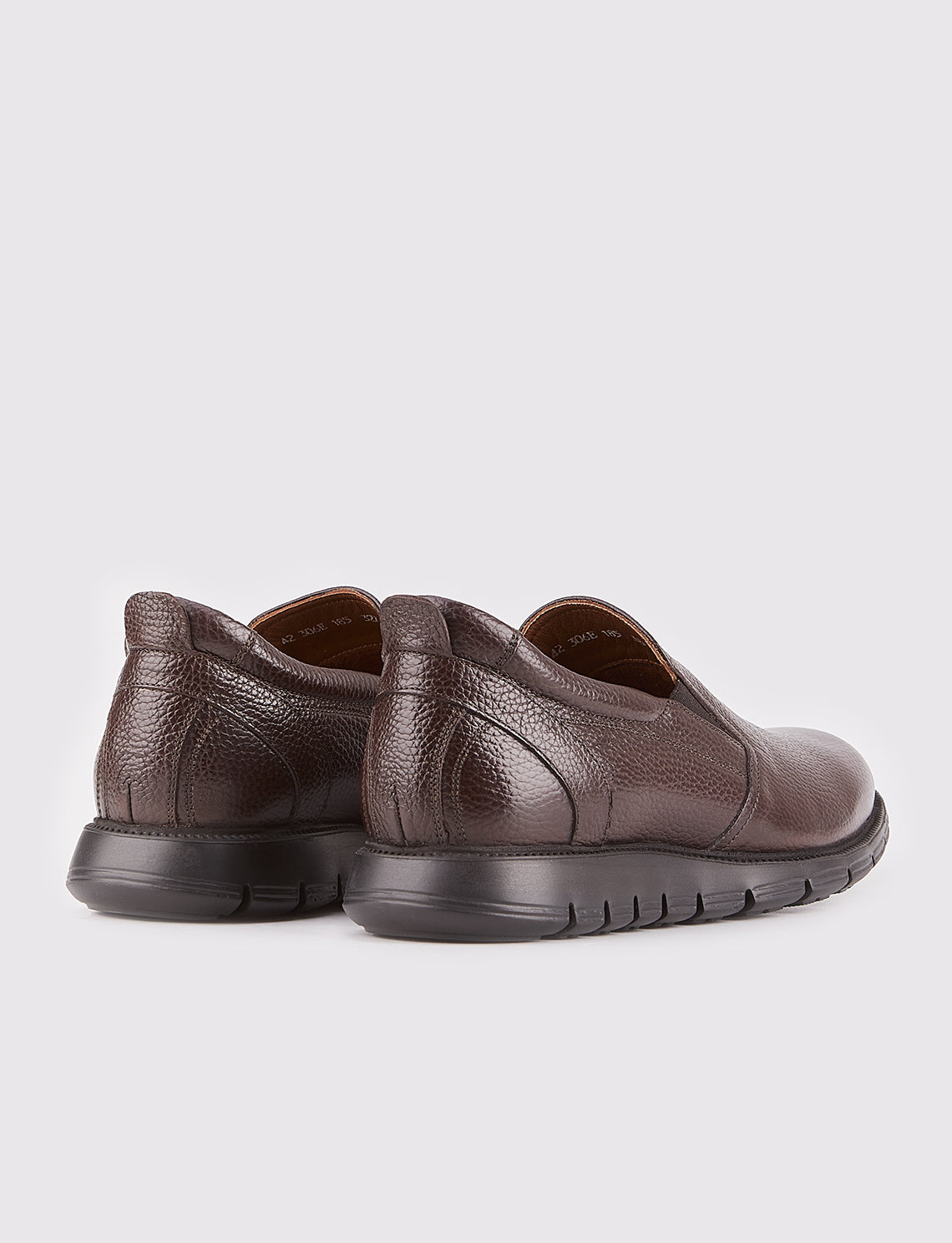 Cabani 306E185 Erkek %100 Hakiki Deri Günlük Ayakkabı 327 Kahve Kırma Floter