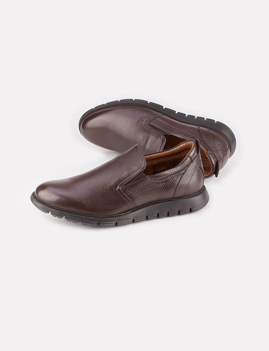 Cabani 306E185 Erkek %100 Hakiki Deri Günlük Ayakkabı 327 Kahve Kırma Floter